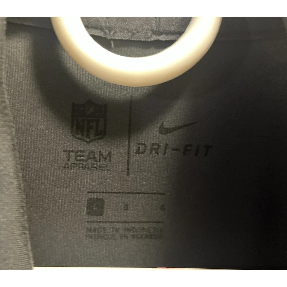 Nike Shirt‎ Men's Large Gray San Francisco 49ers Dri Fit Performance Polo Logo